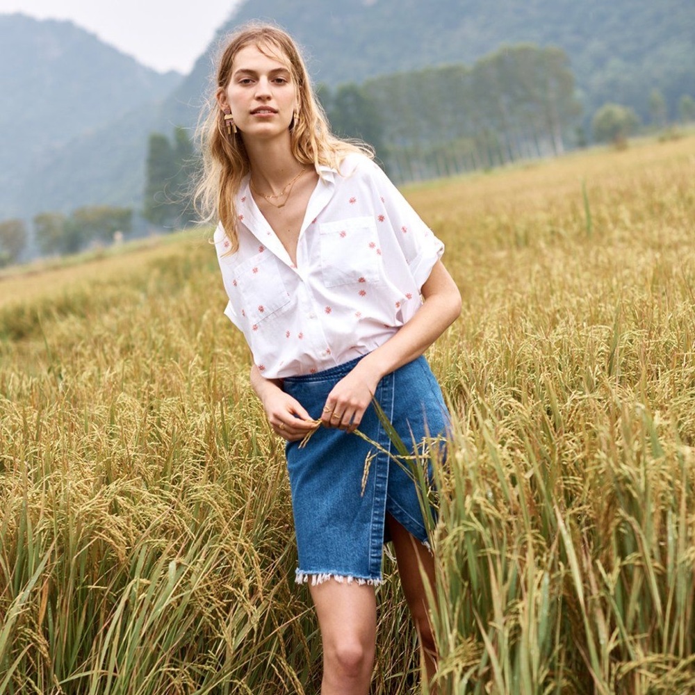 Madewell (like new) Daisy Courier Shirt XS
